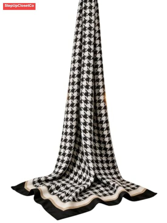 Accessories - 100% Mulberry Silk Oversized Shawl Scarf Sun-Shielding Formal Evening